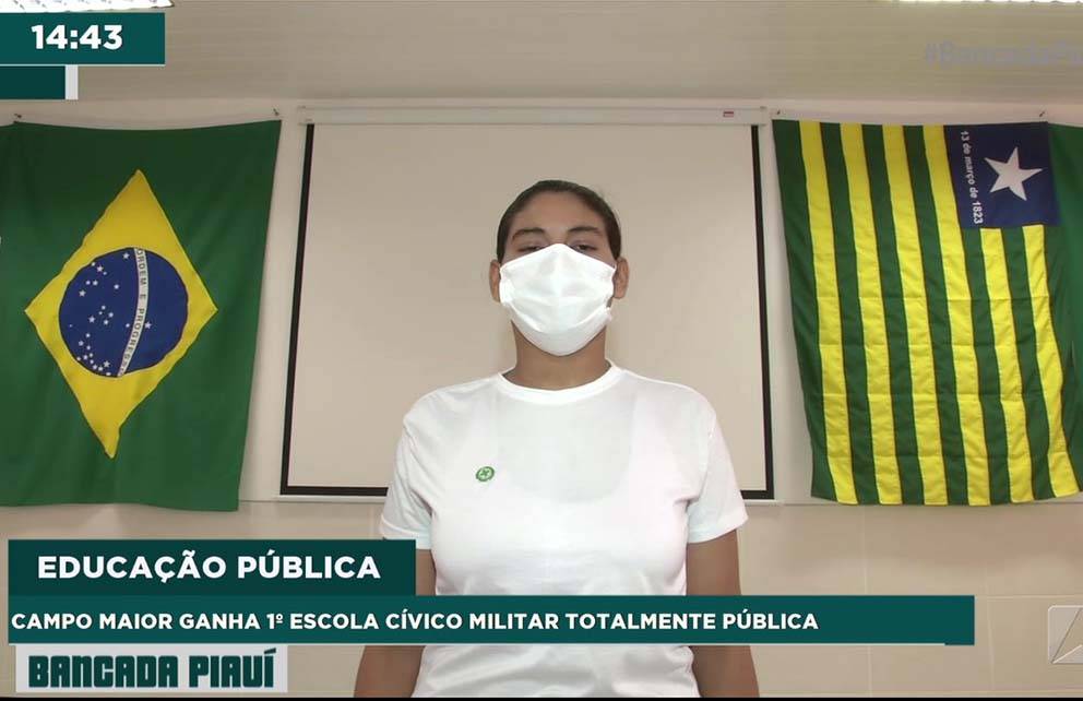 Campo Maior tem a primeira escola cívico-militar 100% pública do Piauí
